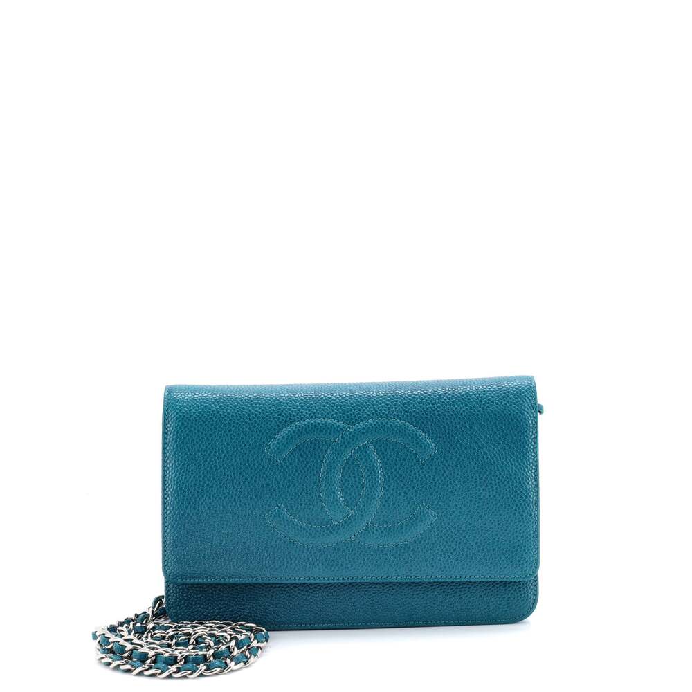 Chanel Timeless Wallet On Chain Caviar #228468C22B - Picture 1 of 7